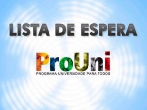 lista de espera do ProUni