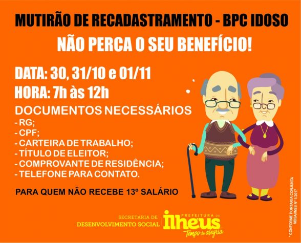 SDS mutirao para idosos
