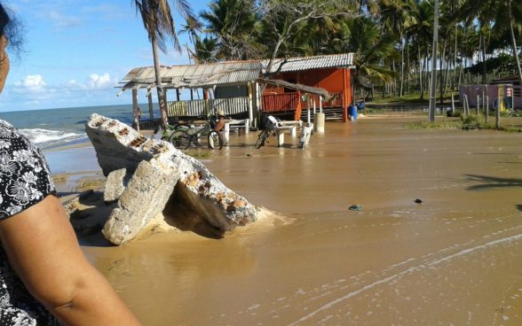 ressaca em prado bahia