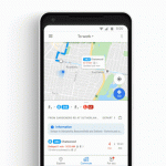 google maps bus