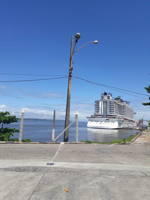 Maior navio em Ilhéus