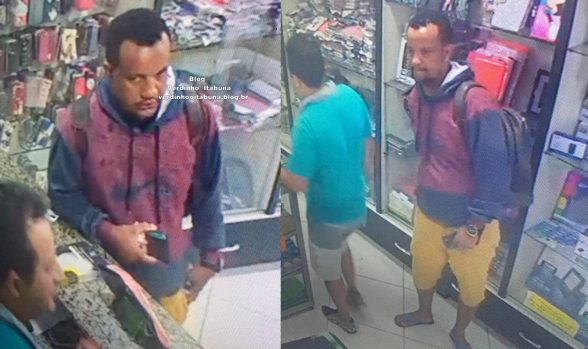 homem roubando em itabuna
