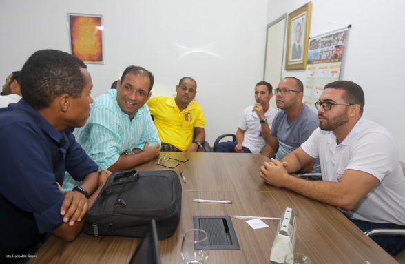 Reunião com o prefeito Marão
