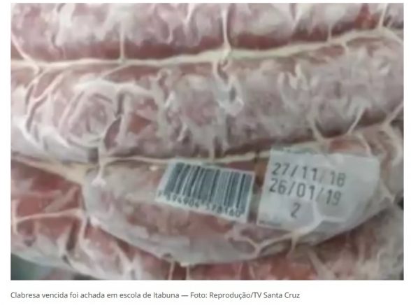 carne vencida em escola de itabuna 20191