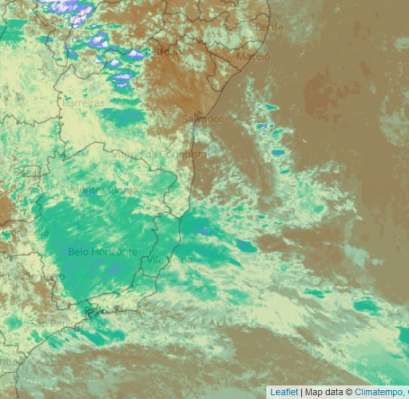 Mapa clima tempo