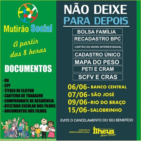 mutirao social ilheus
