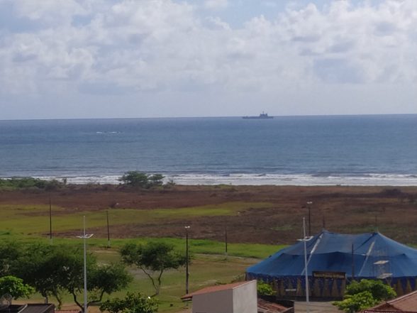 navio chega em ilhéus