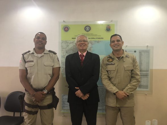 Foto: Capitão Encarnação, Paulo Machado e Major Brito Júnior