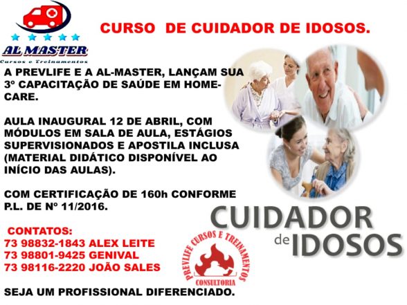 Curso de cuidador de idosos