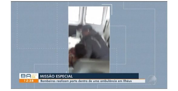 Bebe nasce em carro do corpo do bombeiros