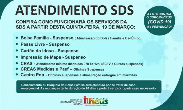 secretaria de desenvolvimento social informa