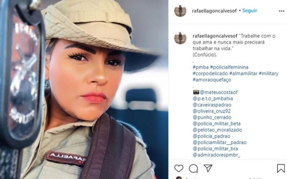 Morte de influencer digital policial Ibotirama