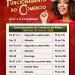 Programação do comércio de Ilhéus natal