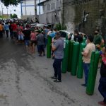 covid manaus fila
