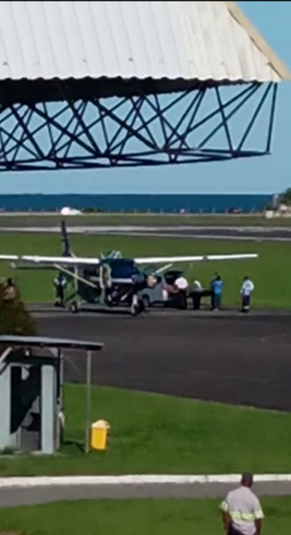 Corpo do PM chega no aeroporto de Ilhéus