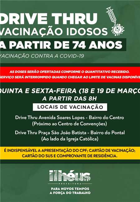 74 anos vacinação