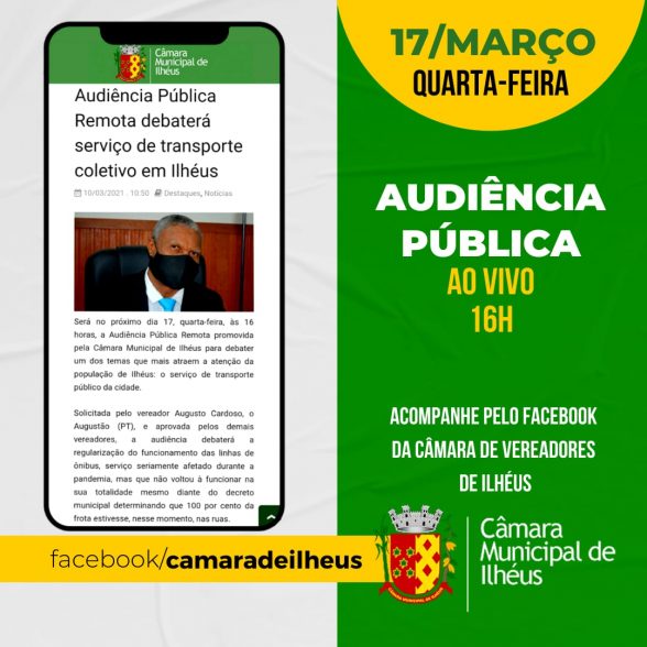 Audiência pública ilhéus