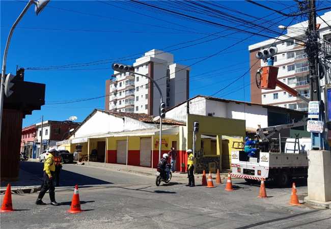 Manutenção semáforos Ilhéus