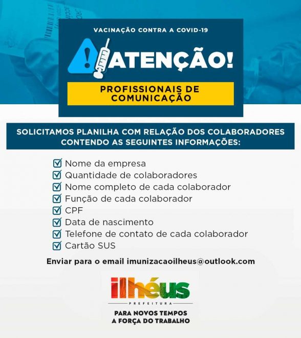 vacinação imprensa