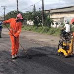 manutenção de trecho da BA-262