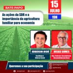 Live sobre agricultura familiar para economia