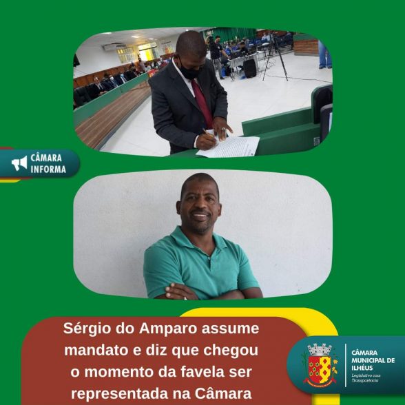 SERGIO DO AMPARO PODEMOS VEREADOR POSSE