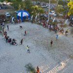 Futevôlei avenida Soares Lopes