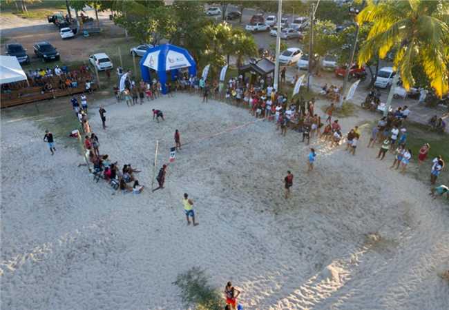 Futevôlei avenida Soares Lopes