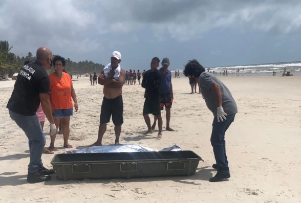 Mulher morre afogada em praia de Ilhéus, no sul da Bahia — Foto: Redes Sociais