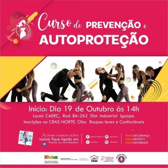 Curso de autoproteção mulheres