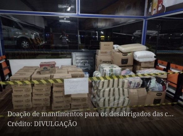 Ajuda ao povo das chuvas