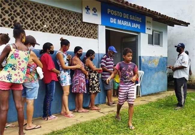 Posto de Maria jape mutirão de saúde