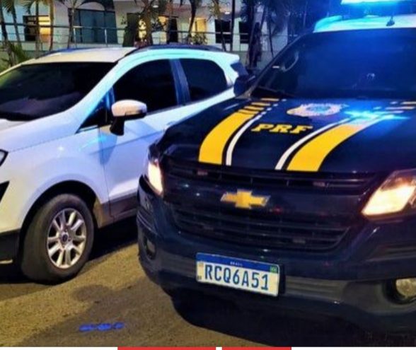 Carro roubado PRF