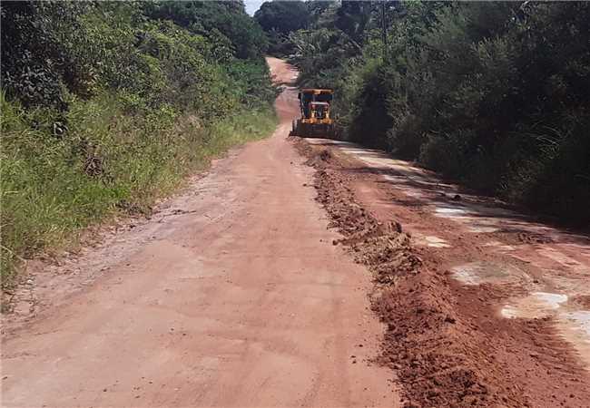 Distrito de santo Antônio e areia branca estrada