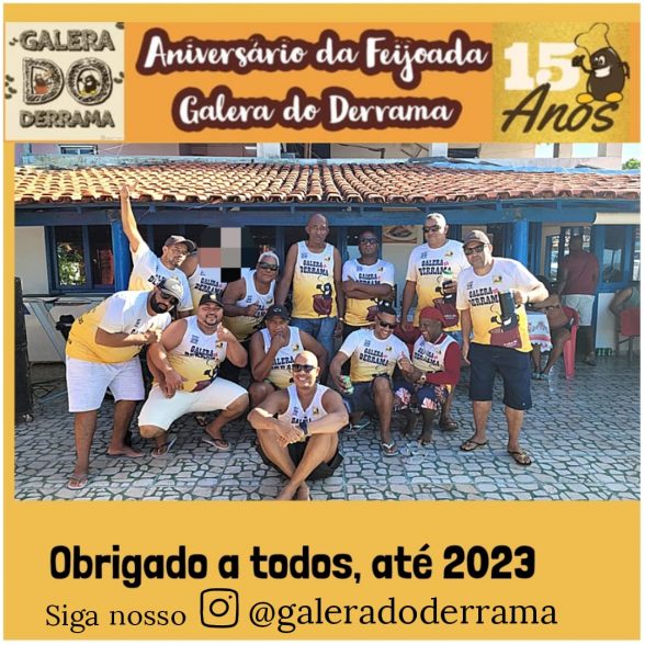 15 anos do bloco derrama