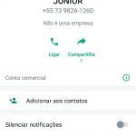 WhatsApp falso de Franklin
