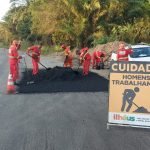 Pavimentação sol e mar estrada