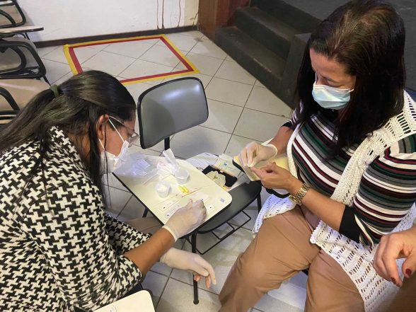 Teste rápido capacitação