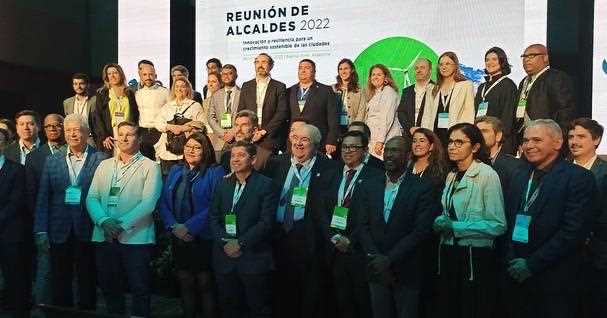 Bebeto no evento do clima na Argentina