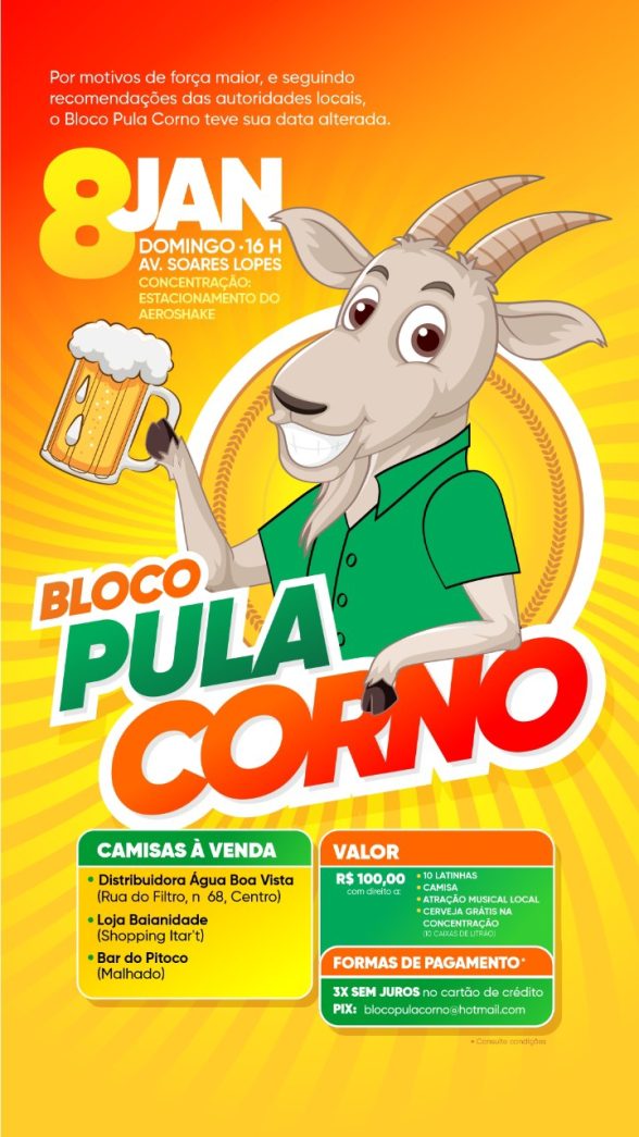 Pula corno bloco