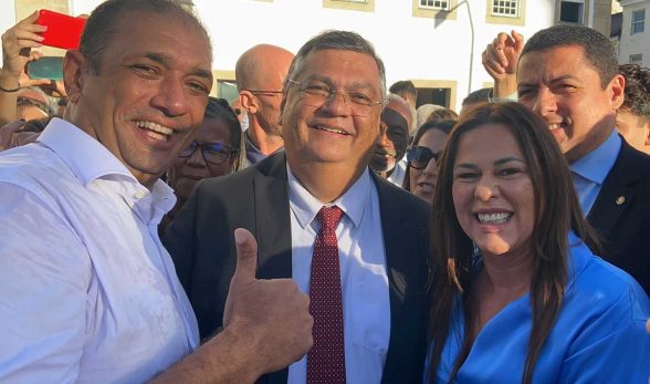 Mário Alexandre, Soane Galvão e Flávio Dino