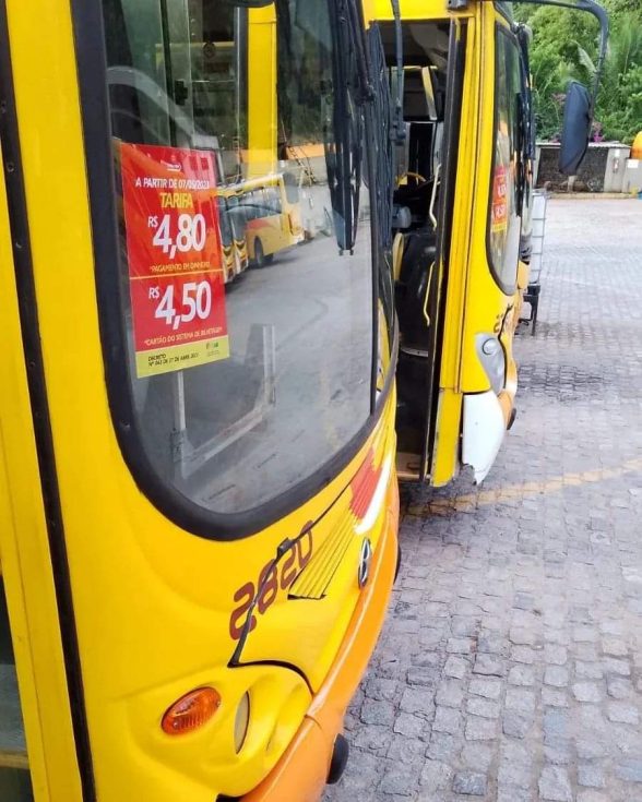 Aumento de passagem ônibus Ilhéus