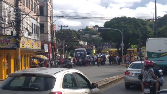 Manifestação contra a tarifa de ônibus