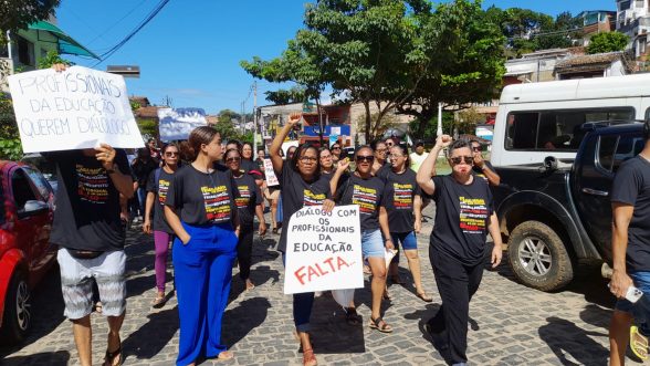 professores manifestação itacaré