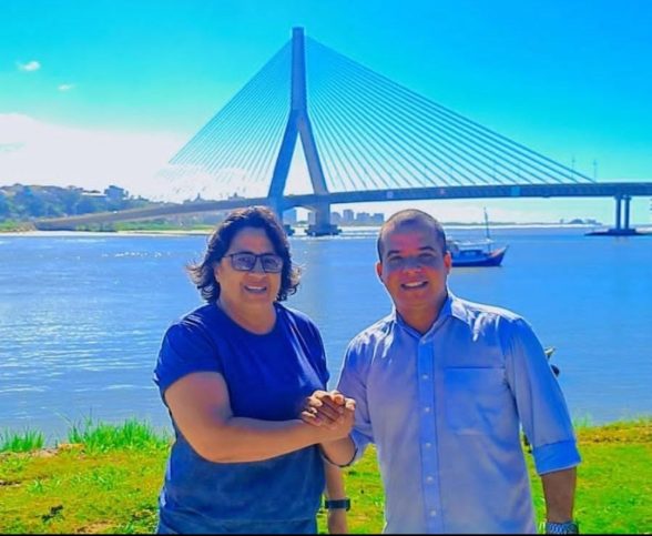 Thiago Martins e Sueli Pimenta