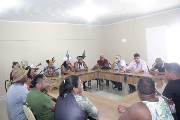 Reunião indígenas Sapucaiera e Acuipe