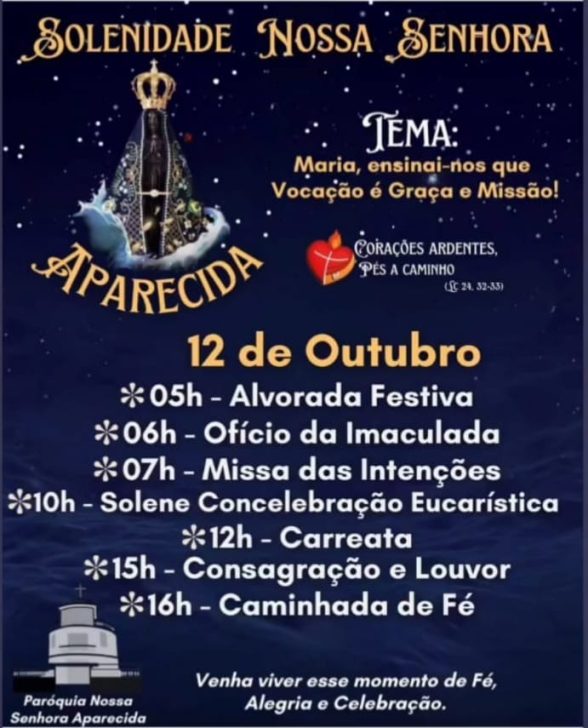 Festa de Nossa senhora aparecida Malhado