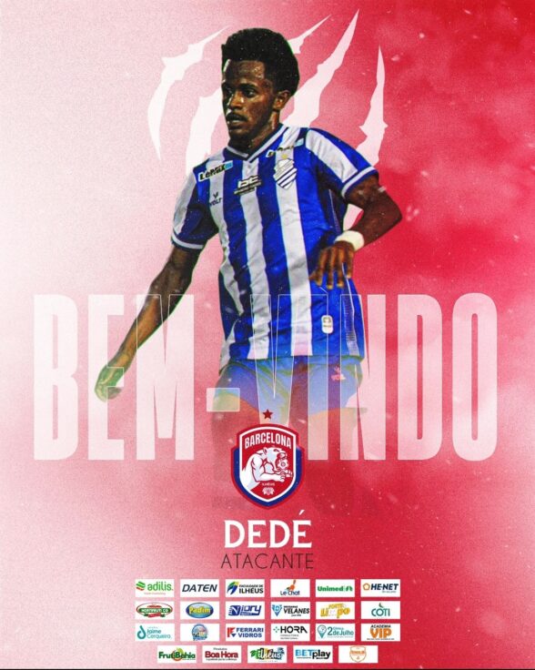 Dedé atacante do Barcelona de Ilhéus