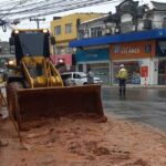limpeza de vias chuvas