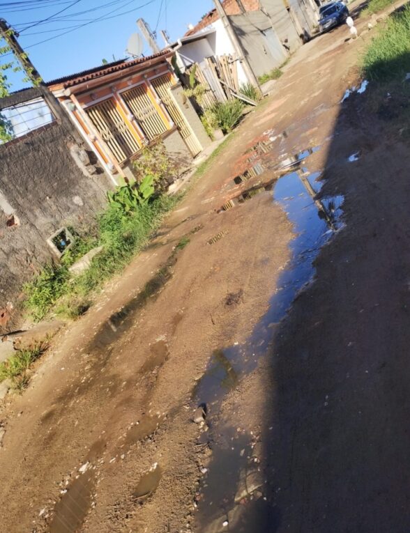Esgoto Rua da Paz NOSSA senhora da vitória